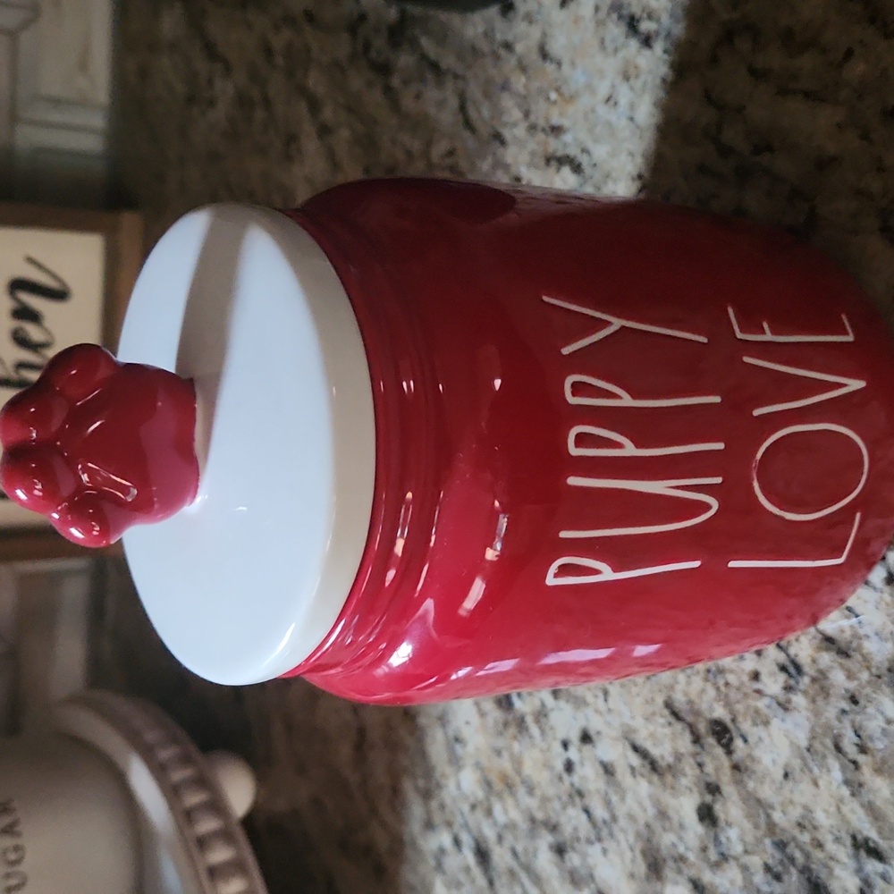 Rae Dunn, Puppy Love Treat Jar